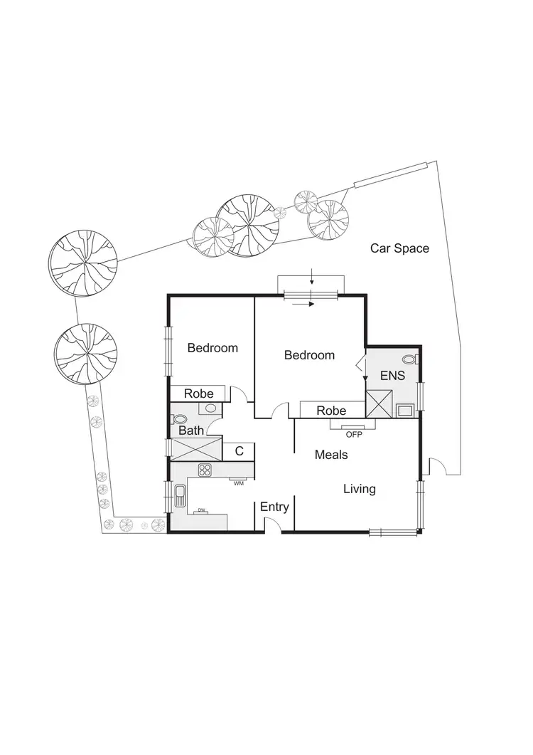 Floorplan of Homely apartment listing, 2/1 Eildon Court, St Kilda VIC 3182