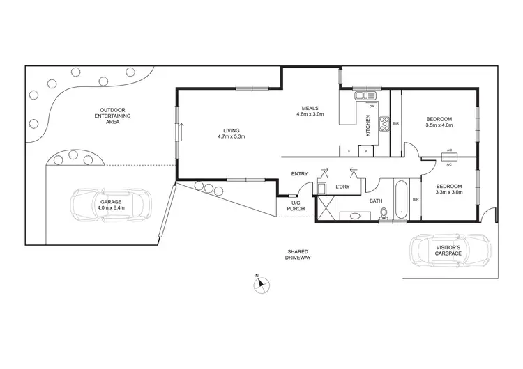 Floorplan of Homely villa listing, 3/14 Florence Street, Coburg VIC 3058