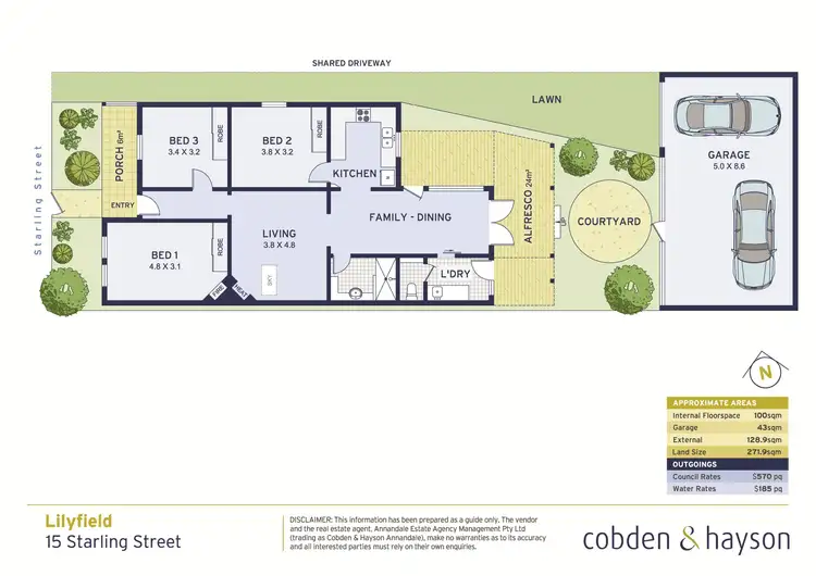 Floorplan of Homely house listing, 15 Starling Street, Lilyfield NSW 2040