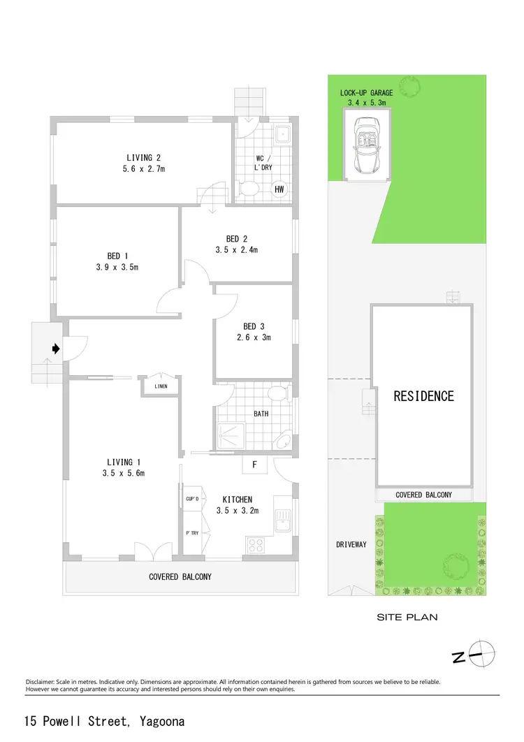 Floorplan of Homely house listing, 15 Powell Street, Yagoona NSW 2199