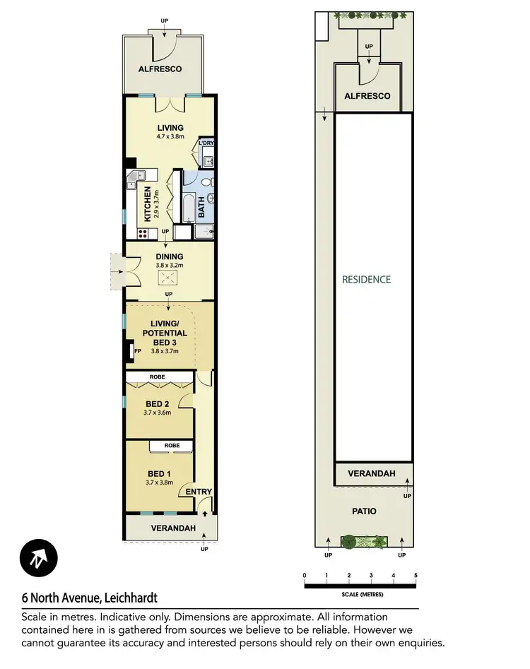 Floorplan of Homely house listing, 6 North Avenue, Leichhardt NSW 2040
