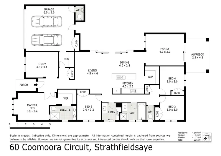 Floorplan of Homely house listing, 60 Coomoora Circuit, Strathfieldsaye VIC 3551