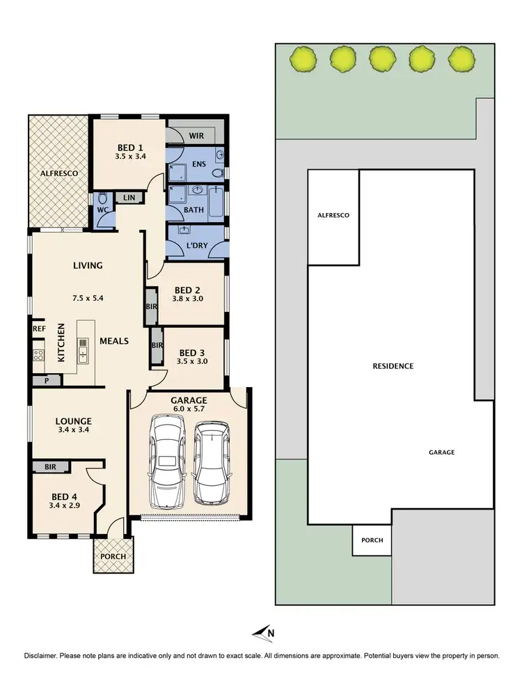 Floorplan of Homely house listing, 21 Calibre Avenue, Craigieburn VIC 3064