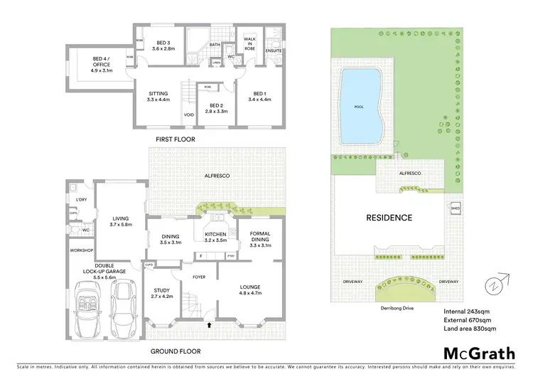 Floorplan of Homely house listing, 111 Derribong Drive, Cordeaux Heights NSW 2526