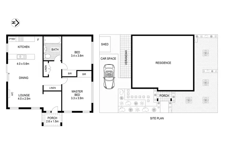 Floorplan of Homely unit listing, 407 Hogans Road, Tarneit VIC 3029