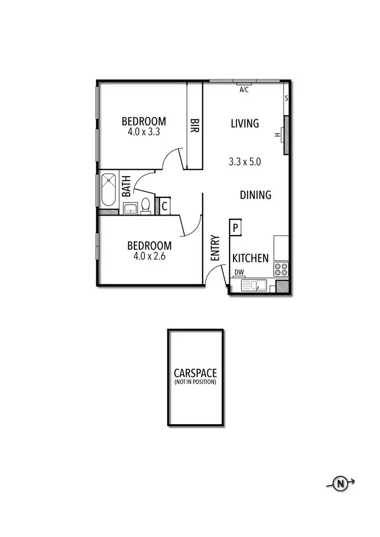 Floorplan of Homely apartment listing, 9/14 Tivoli Place, South Yarra VIC 3141