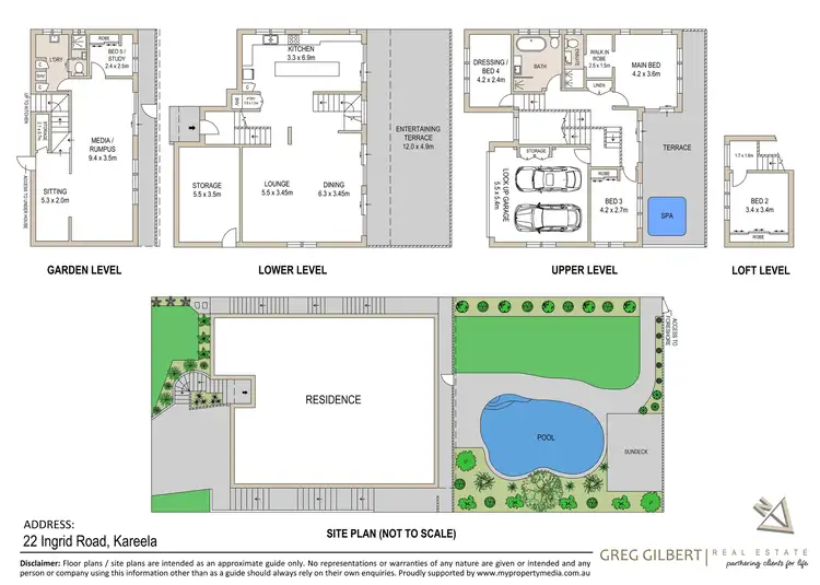 Floorplan of Homely house listing, 22 Ingrid Road, Kareela NSW 2232