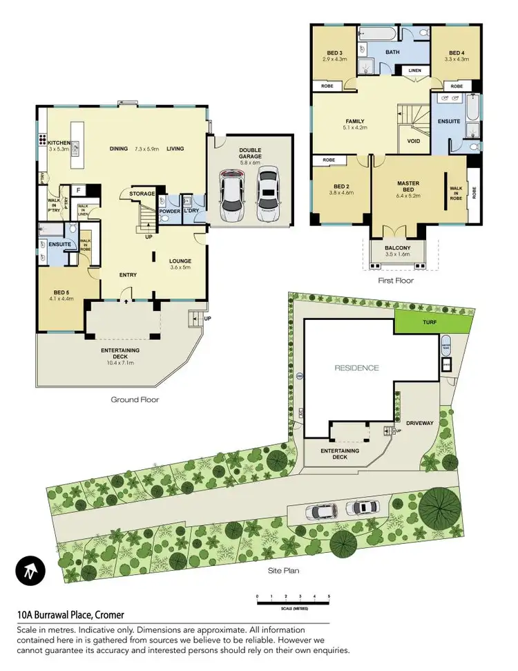 Floorplan of Homely house listing, 10A Burrawal Place, Cromer NSW 2099