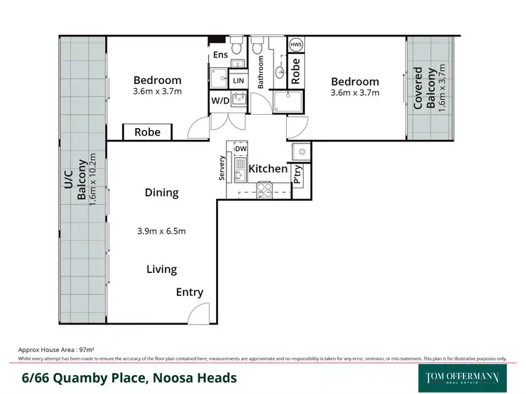 Floorplan of Homely unit listing, 66/6 Quamby Place, Noosa Heads QLD 4567