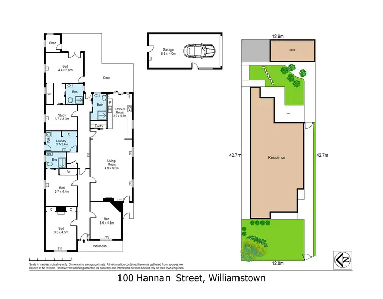 Floorplan of Homely house listing, 100 Hannan Street, Williamstown VIC 3016