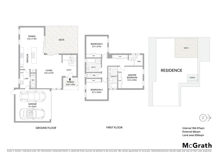 Floorplan of Homely townhouse listing, 15B Apex Avenue, Belmont VIC 3216
