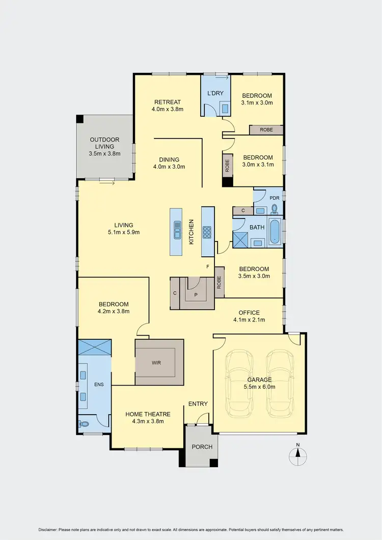 Floorplan of Homely house listing, 19 Black Avenue, Gisborne VIC 3437