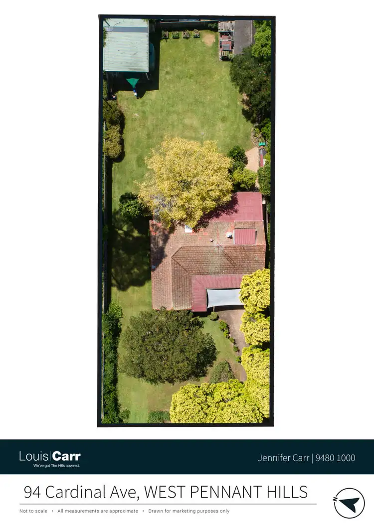 Floorplan of Homely land listing, 94 Cardinal Avenue, West Pennant Hills NSW 2125