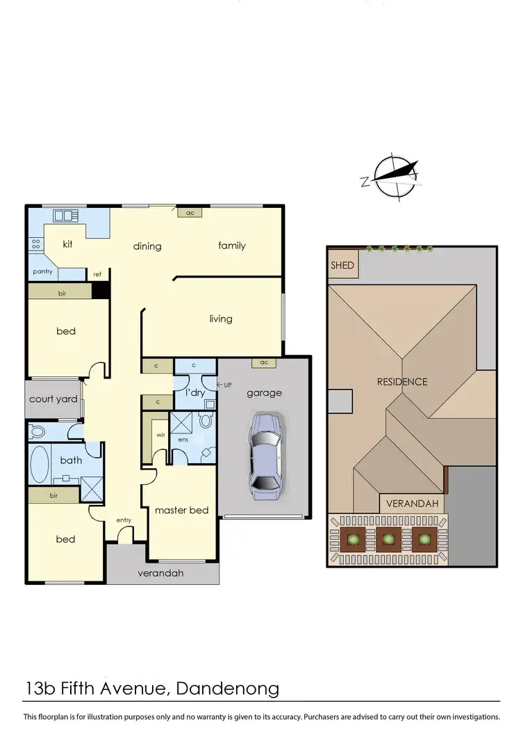 Floorplan of Homely unit listing, 13B Fifth Avenue, Dandenong VIC 3175