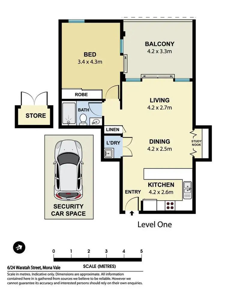 Floorplan of Homely apartment listing, 6/24 Waratah Street, Mona Vale NSW 2103