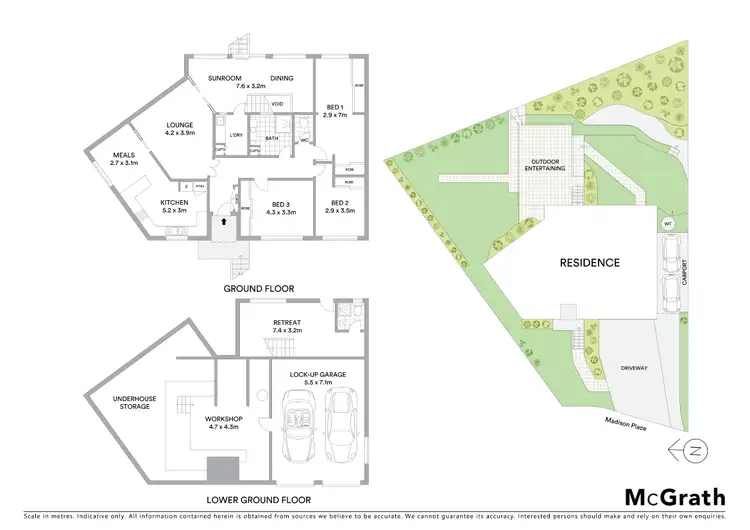 Floorplan of Homely house listing, 4 Madison Place, Bonnet Bay NSW 2226