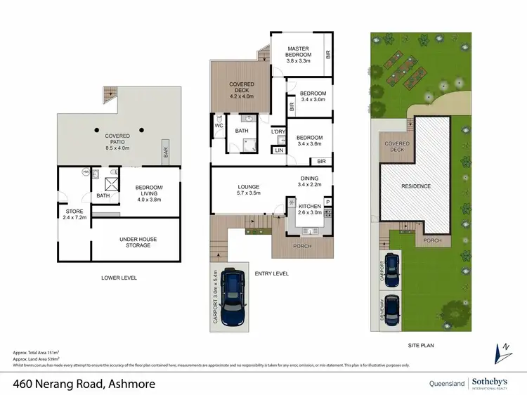 Floorplan of Homely house listing, 460 Nerang Road, Ashmore QLD 4214