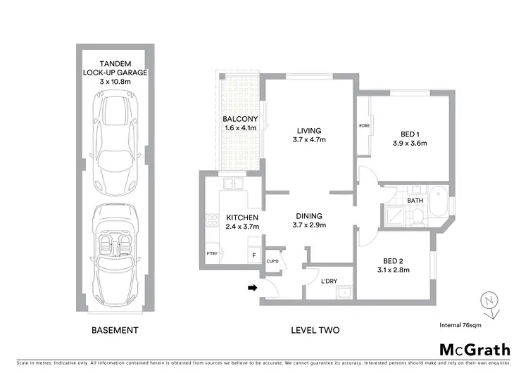 Floorplan of Homely apartment listing, 4/9 Nerang Road, Cronulla NSW 2230
