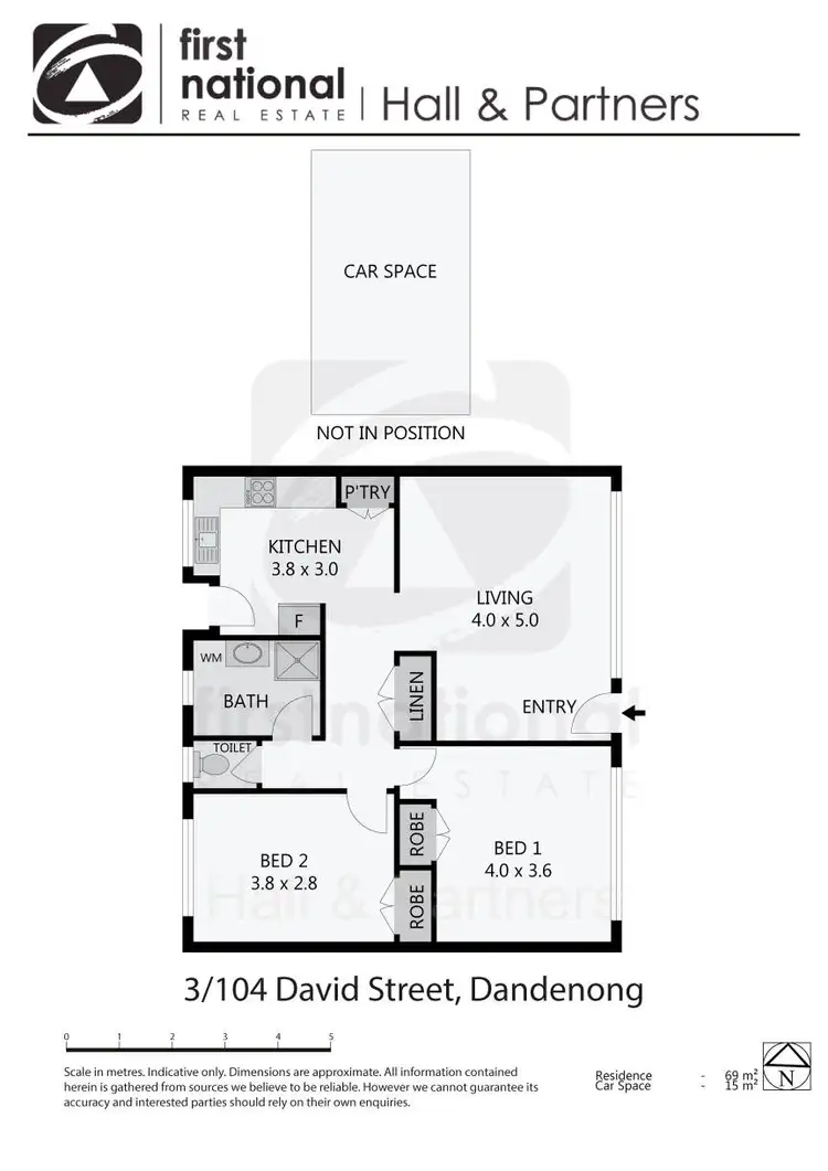 Floorplan of Homely apartment listing, 3/104 David Street, Dandenong VIC 3175