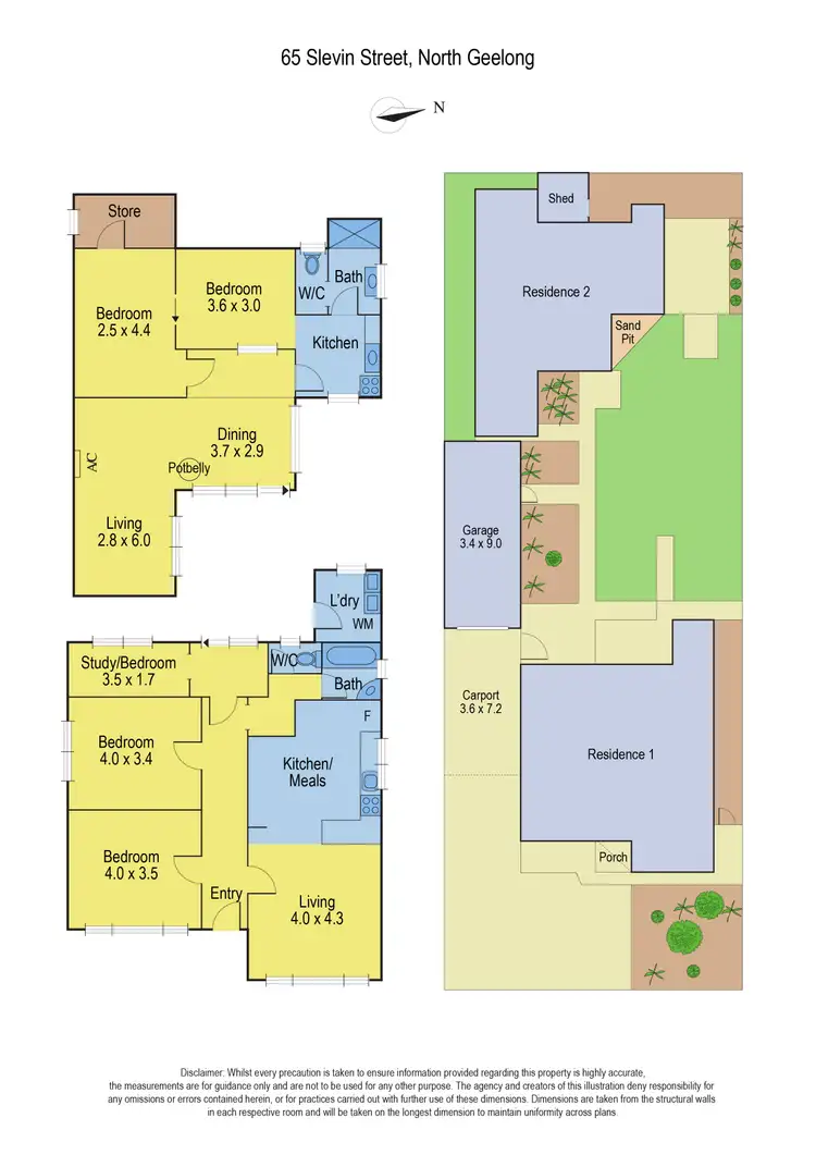 Floorplan of Homely house listing, 65 Slevin Street, North Geelong VIC 3215