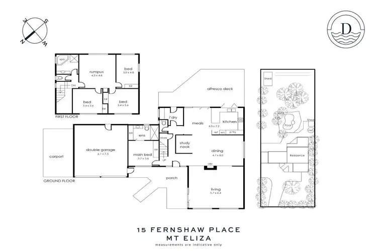 Floorplan of Homely house listing, 15 Fernshaw Place, Mount Eliza VIC 3930