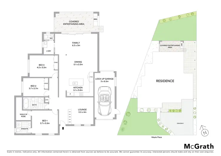 Floorplan of Homely house listing, 3 Maple Place, Constitution Hill NSW 2145