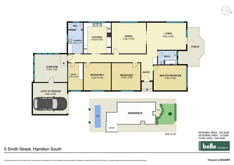 Floorplan of Homely house listing, 5 Smith Street, Hamilton South NSW 2303