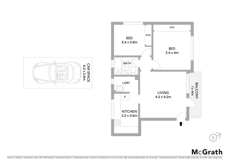 Floorplan of Homely unit listing, 10/88 Regent Street, Regents Park NSW 2143
