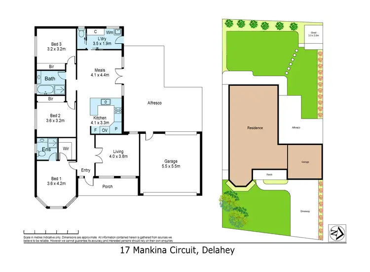 Floorplan of Homely house listing, 17 Mankina Circuit, Delahey VIC 3037