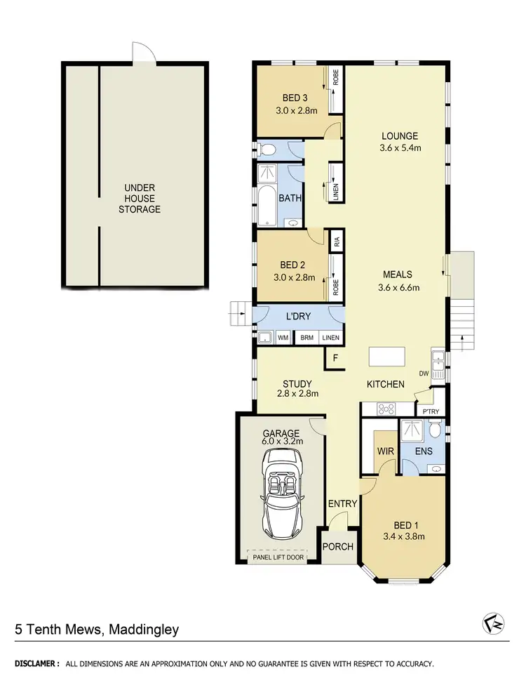 Floorplan of Homely house listing, 5 Tenth Mews, Maddingley VIC 3340