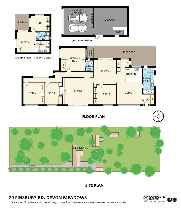 Floorplan of Homely house listing, 79 Finsbury Road, Devon Meadows VIC 3977