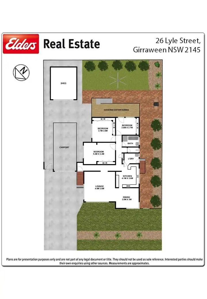 Floorplan of Homely house listing, 26 Lyle Street, Girraween NSW 2145
