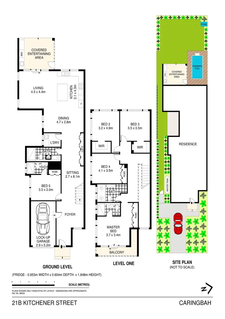 Floorplan of Homely house listing, 21B Kitchener Street, Caringbah NSW 2229