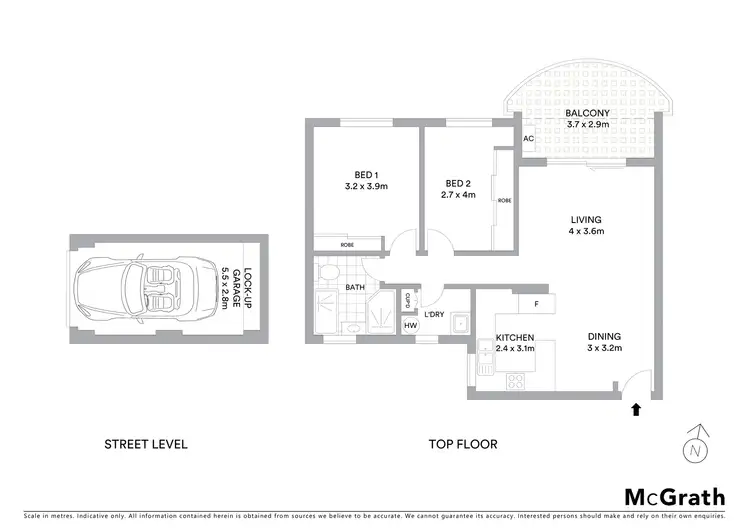 Floorplan of Homely unit listing, 19/108 Botany Street, Kingsford NSW 2032