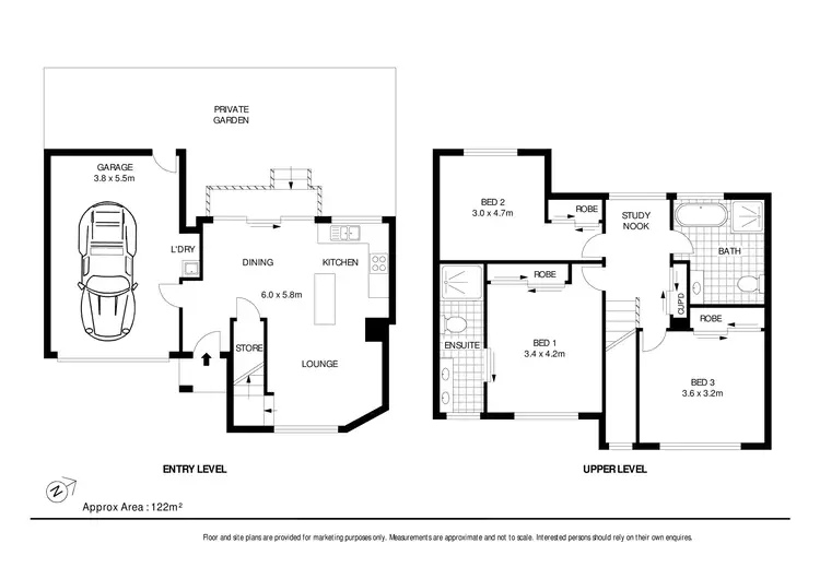 Floorplan of Homely unit listing, 4/7 Dorrigo Street, Wallsend NSW 2287