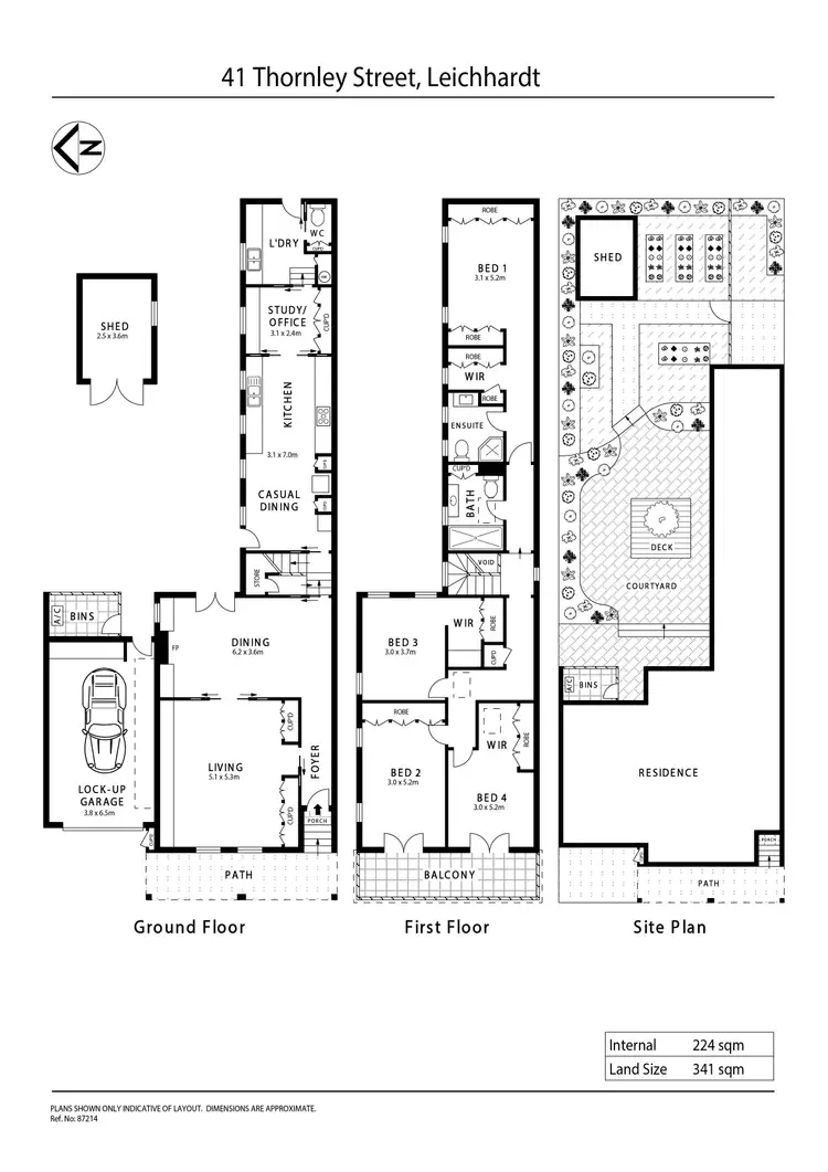 Floorplan of Homely house listing, 41 Thornley Street, Leichhardt NSW 2040
