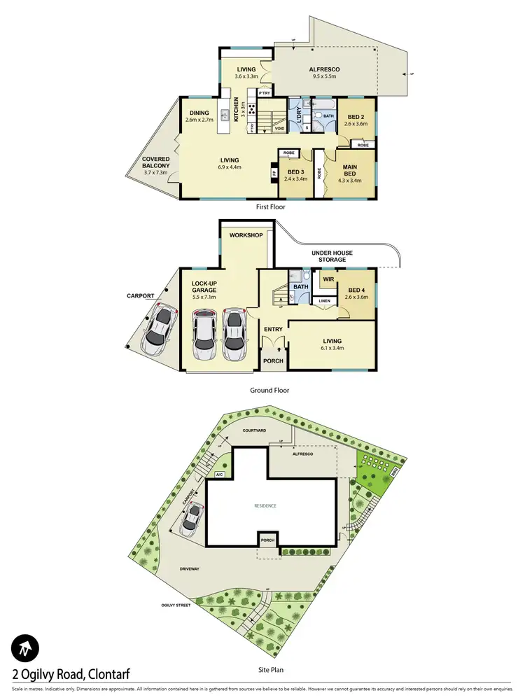 Floorplan of Homely house listing, 2 Ogilvy Road, Clontarf NSW 2093