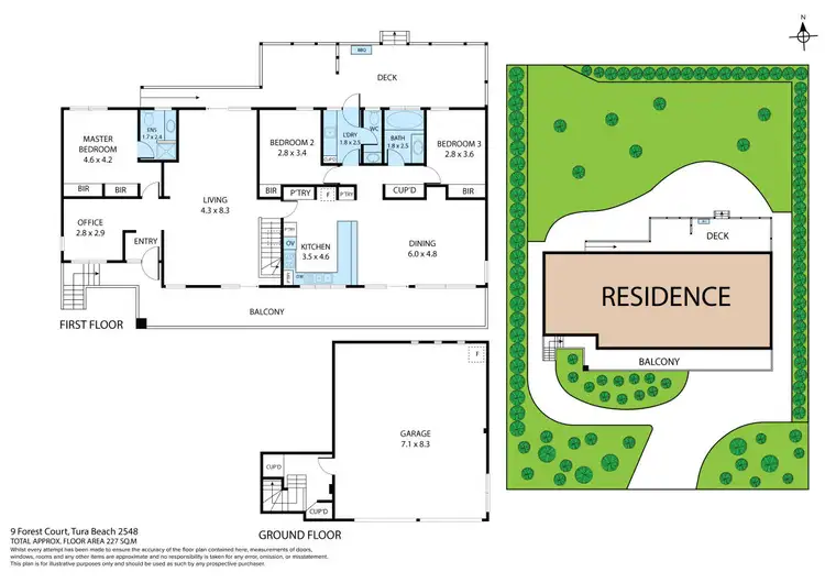 Floorplan of Homely house listing, 9 Forest Court, Tura Beach NSW 2548