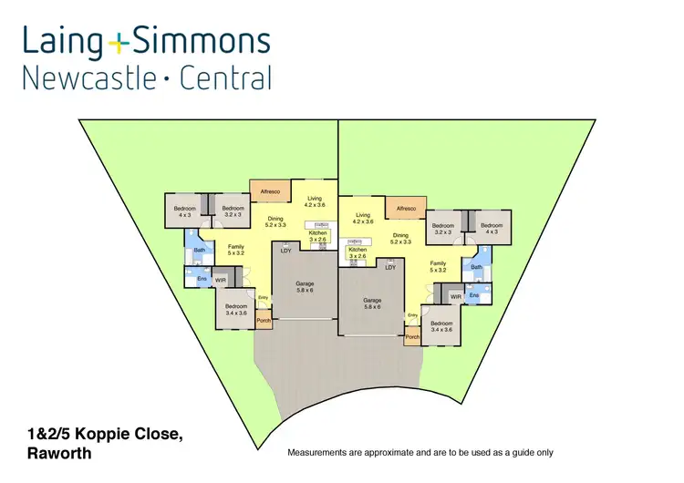 Floorplan of Homely villa listing, 2/5 Koppie Close, Raworth NSW 2321