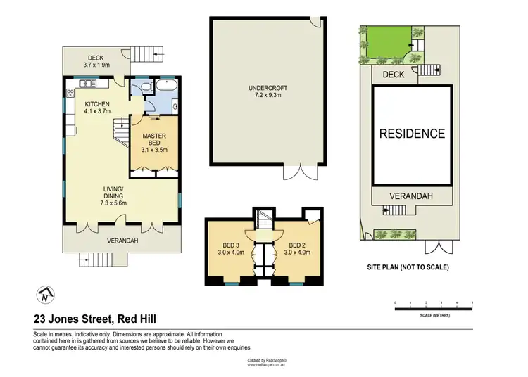 Floorplan of Homely house listing, 23 Jones Street, Red Hill QLD 4059