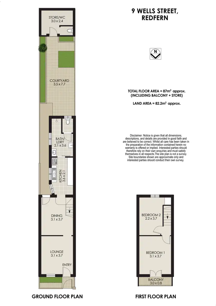 Floorplan of Homely house listing, 9 Wells Street, Redfern NSW 2016
