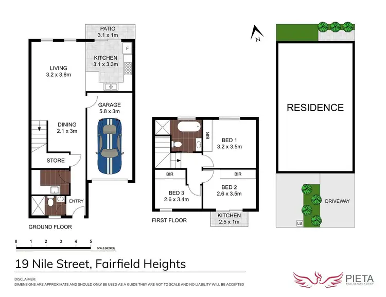 Floorplan of Homely townhouse listing, 19 Nile Street, Fairfield Heights NSW 2165