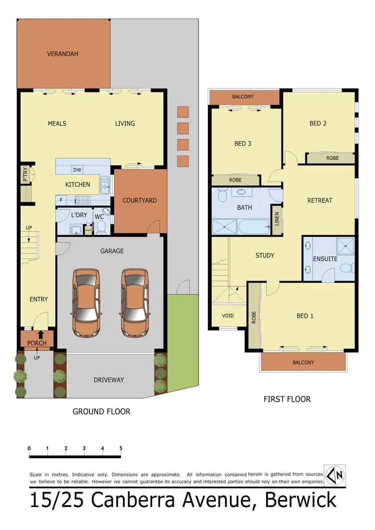 Floorplan of Homely house listing, 15/25 Canberra Avenue, Berwick VIC 3806
