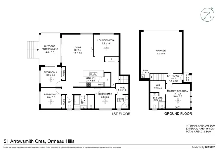 Floorplan of Homely house listing, 51 Arrowsmith Crescent, Ormeau Hills QLD 4208