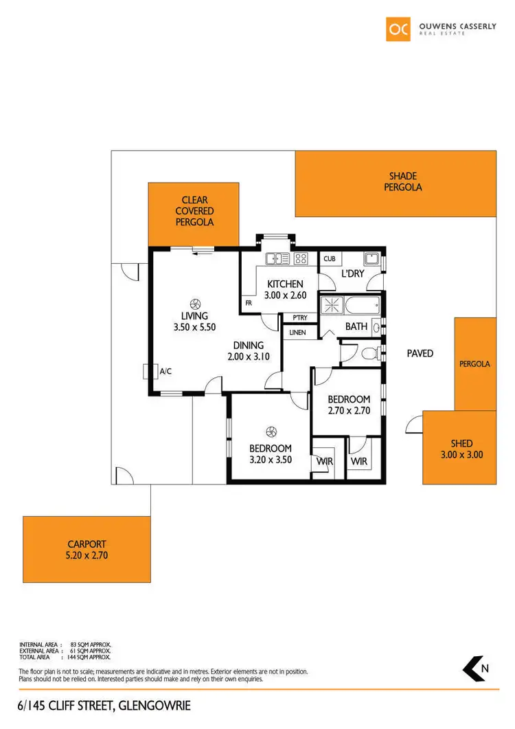 Floorplan of Homely house listing, 6/145 Cliff Street, Glengowrie SA 5044
