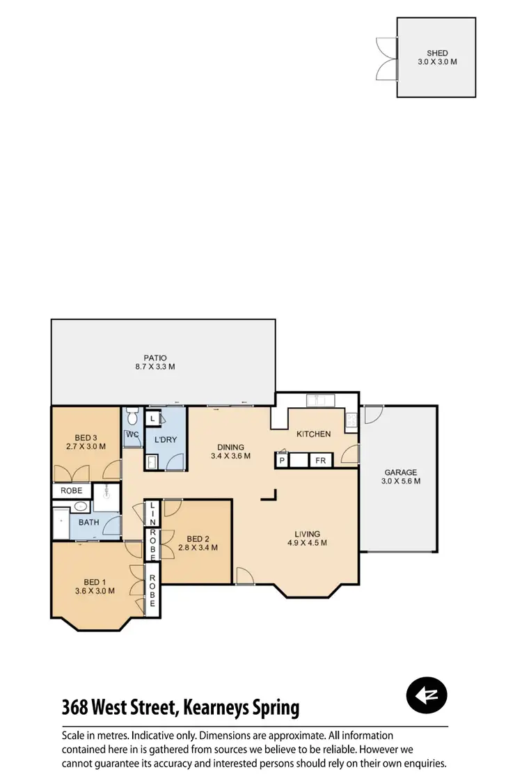 Floorplan of Homely house listing, 368 West Street, Kearneys Spring QLD 4350