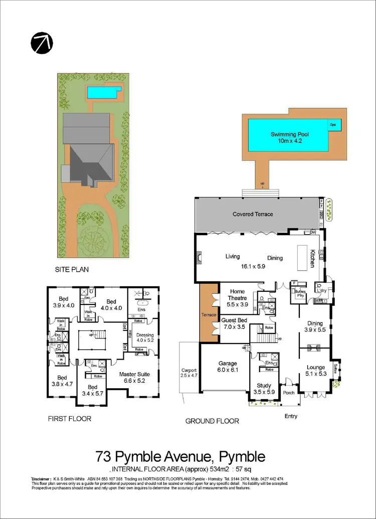 Floorplan of Homely house listing, 73 Pymble Avenue, Pymble NSW 2073