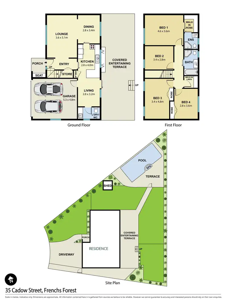 Floorplan of Homely house listing, 35 Cadow Street, Frenchs Forest NSW 2086