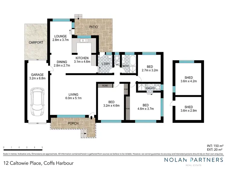Floorplan of Homely house listing, 12 Caltowie Place, Coffs Harbour NSW 2450
