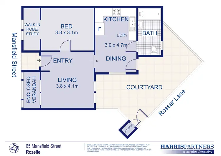 Floorplan of Homely house listing, 65 Mansfield Street, Rozelle NSW 2039